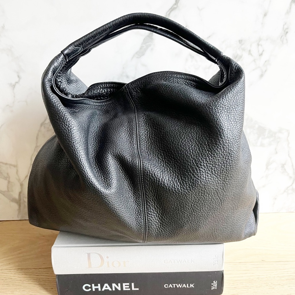 Large Pebbled Furla Hobo Bag